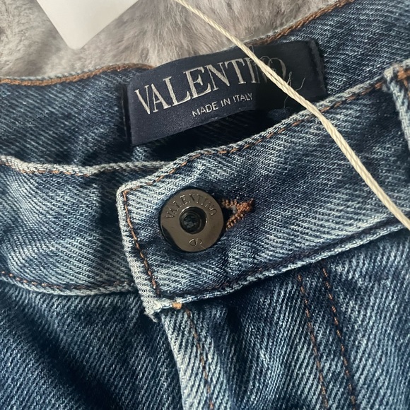 Valentino Mens Slim-Fit Denim Jeans Blue Sz 32 - Picture 10 of 11